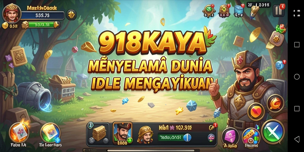 Tampilan gameplay seru dan intuitif di 918KAYA.