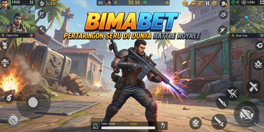 Tangkapan layar menunjukkan aksi mendebarkan dalam pertarungan Battle Royale.
