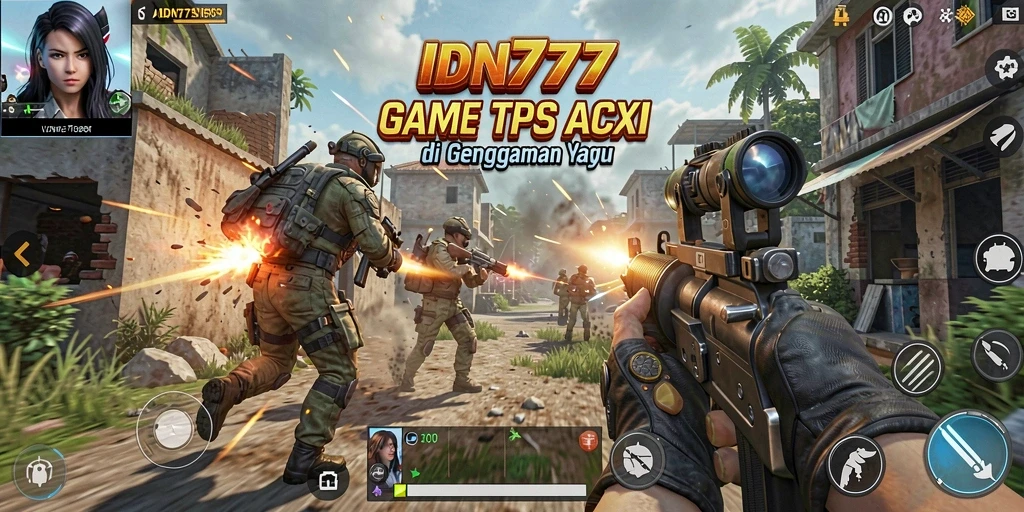 Tampilan gameplay yang intens dan mendebarkan dari IDN777.