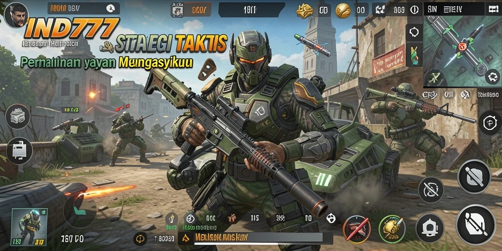 Tangkapan layar gameplay IND777 yang menampilkan aksi pertempuran strategis.
