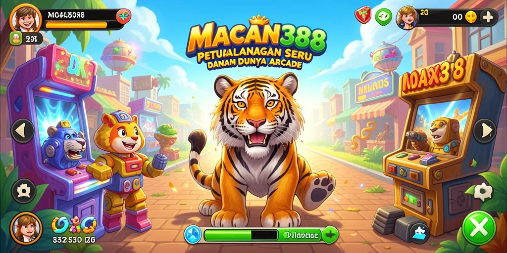 Screenshot gameplay MACAN388 yang menampilkan aksi seru dalam permainan Arcade.