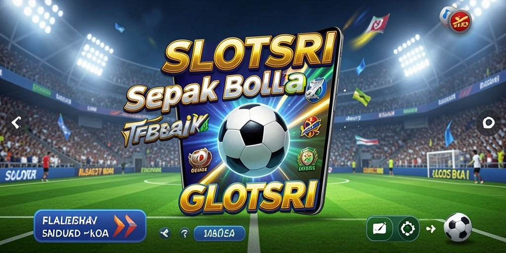 Tampilan gameplay SLOTSRI yang menarik dan penuh aksi sepak bola.